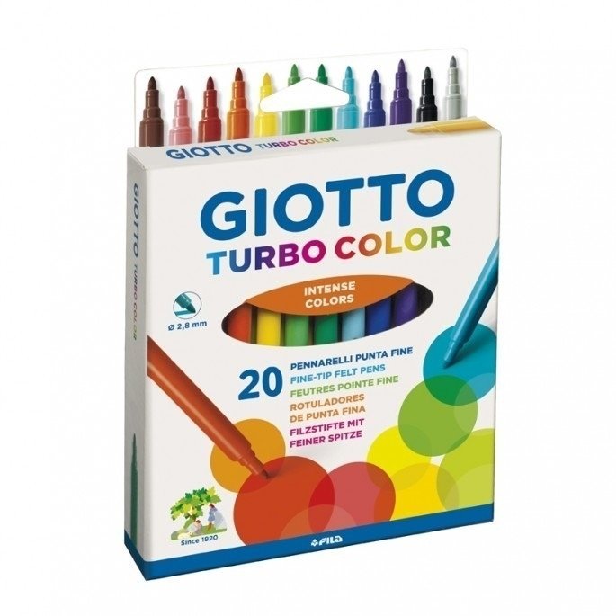 MARCADOR GIOTTO TURBO COLOR CJ X20